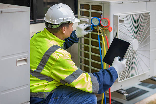 Professional Hvac technician working in Trinity, TX